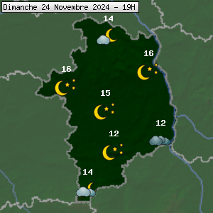 Prévisions météo pour le cher (18)