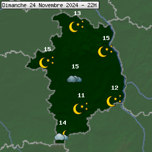 Prévisions météo pour le cher (18)