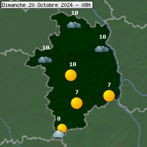 Prévisions météo pour le cher (18)