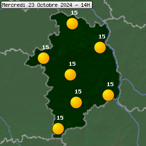 Prévisions météo pour le cher (18)