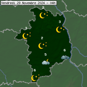 Prévisions météo pour le cher (18)