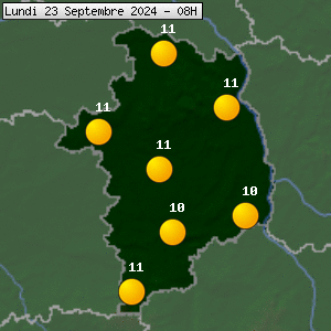 Prévisions météo pour le cher (18)