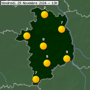 Prévisions météo pour le cher (18)