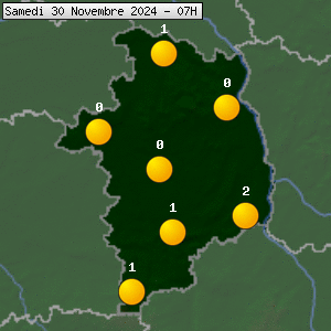 Prévisions météo pour le cher (18)