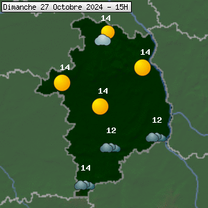 Prévisions météo pour le cher (18)