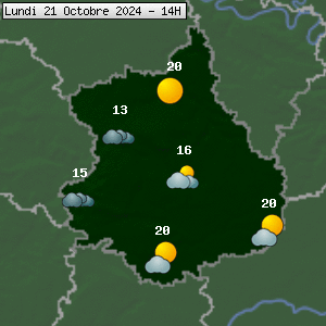 Prévisions météo pour le cher (28)