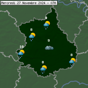 Prévisions météo pour le cher (28)