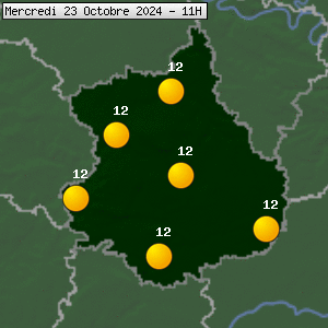 Prévisions météo pour le cher (28)