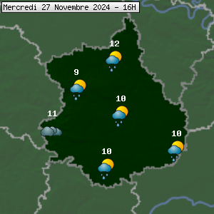 Prévisions météo pour le cher (28)