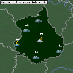 Prévisions météo pour le cher (28)