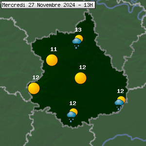 Prévisions météo pour le cher (28)