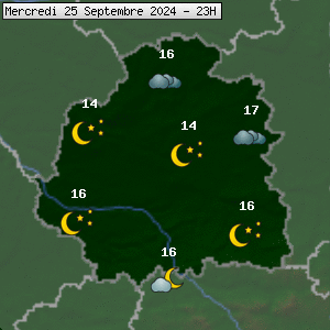 Prévisions météo pour le cher (36)