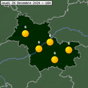 Prévisions météo pour le cher (41)