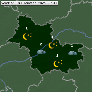 Prévisions météo pour le cher (41)