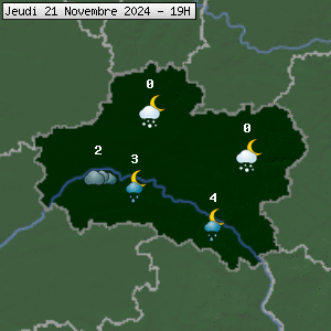 Prévisions météo pour le cher (45)