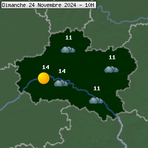 Prévisions météo pour le cher (45)