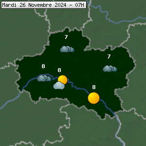 Prévisions météo pour le cher (45)