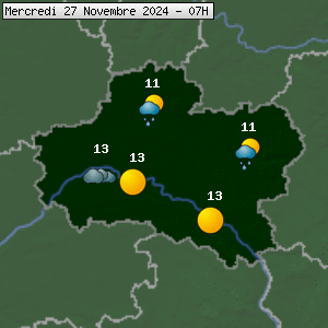 Prévisions météo pour le cher (45)