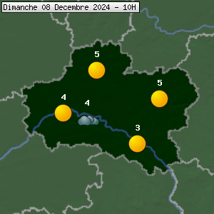 Prévisions météo pour le cher (45)