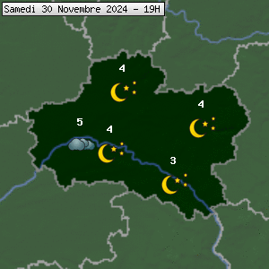 Prévisions météo pour le cher (45)