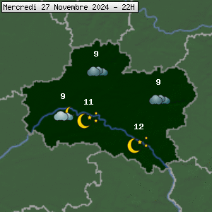 Prévisions météo pour le cher (45)