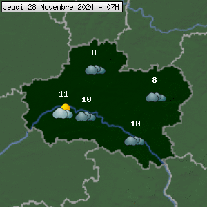 Prévisions météo pour le cher (45)