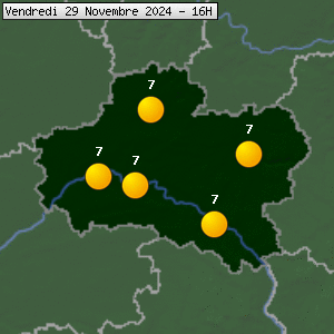 Prévisions météo pour le cher (45)