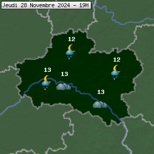 Prévisions météo pour le cher (45)