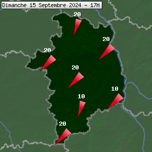 Prévisions météo pour le cher (18)