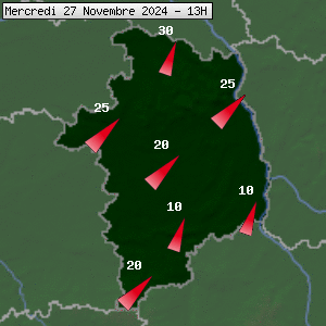 Prévisions météo pour le cher (18)