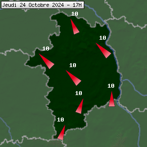 Prévisions météo pour le cher (18)