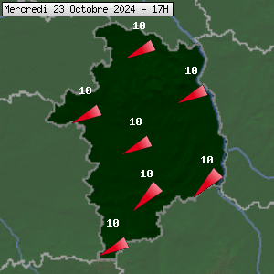 Prévisions météo pour le cher (18)