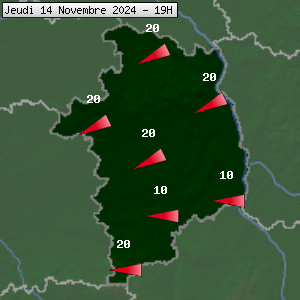 Prévisions météo pour le cher (18)