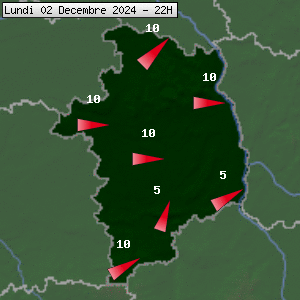 Prévisions météo pour le cher (18)