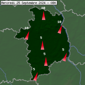 Prévisions météo pour le cher (18)