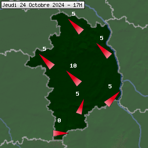 Prévisions météo pour le cher (18)