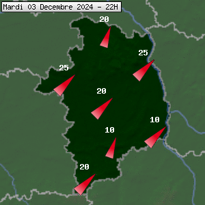 Prévisions météo pour le cher (18)