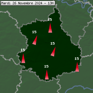 Prévisions météo pour le cher (28)