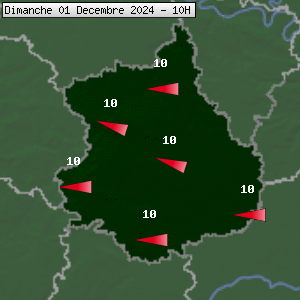 Prévisions météo pour le cher (28)