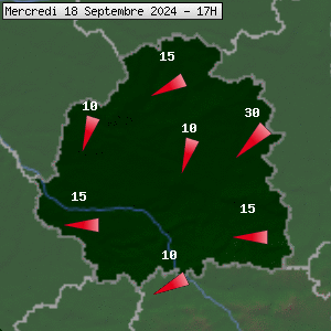 Prévisions météo pour le cher (36)