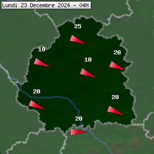 Prévisions météo pour le cher (36)