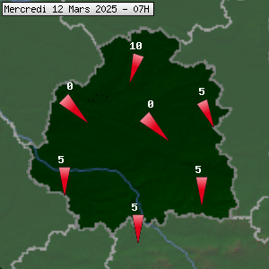 Prévisions météo pour le cher (36)