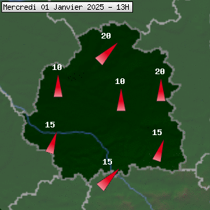 Prévisions météo pour le cher (36)