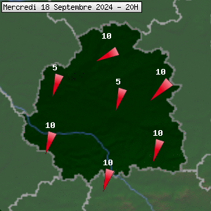 Prévisions météo pour le cher (36)