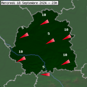 Prévisions météo pour le cher (36)