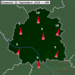 Prévisions météo pour le cher (36)