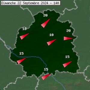 Prévisions météo pour le cher (36)