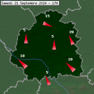 Prévisions météo pour le cher (36)