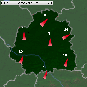 Prévisions météo pour le cher (36)