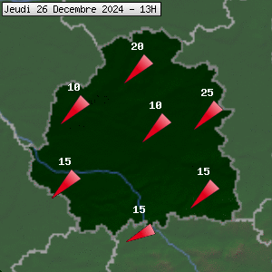 Prévisions météo pour le cher (36)